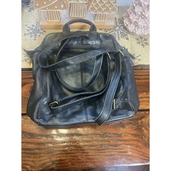American Leather Company Genuine Super Soft Leather Backpack Classic Black main image 12